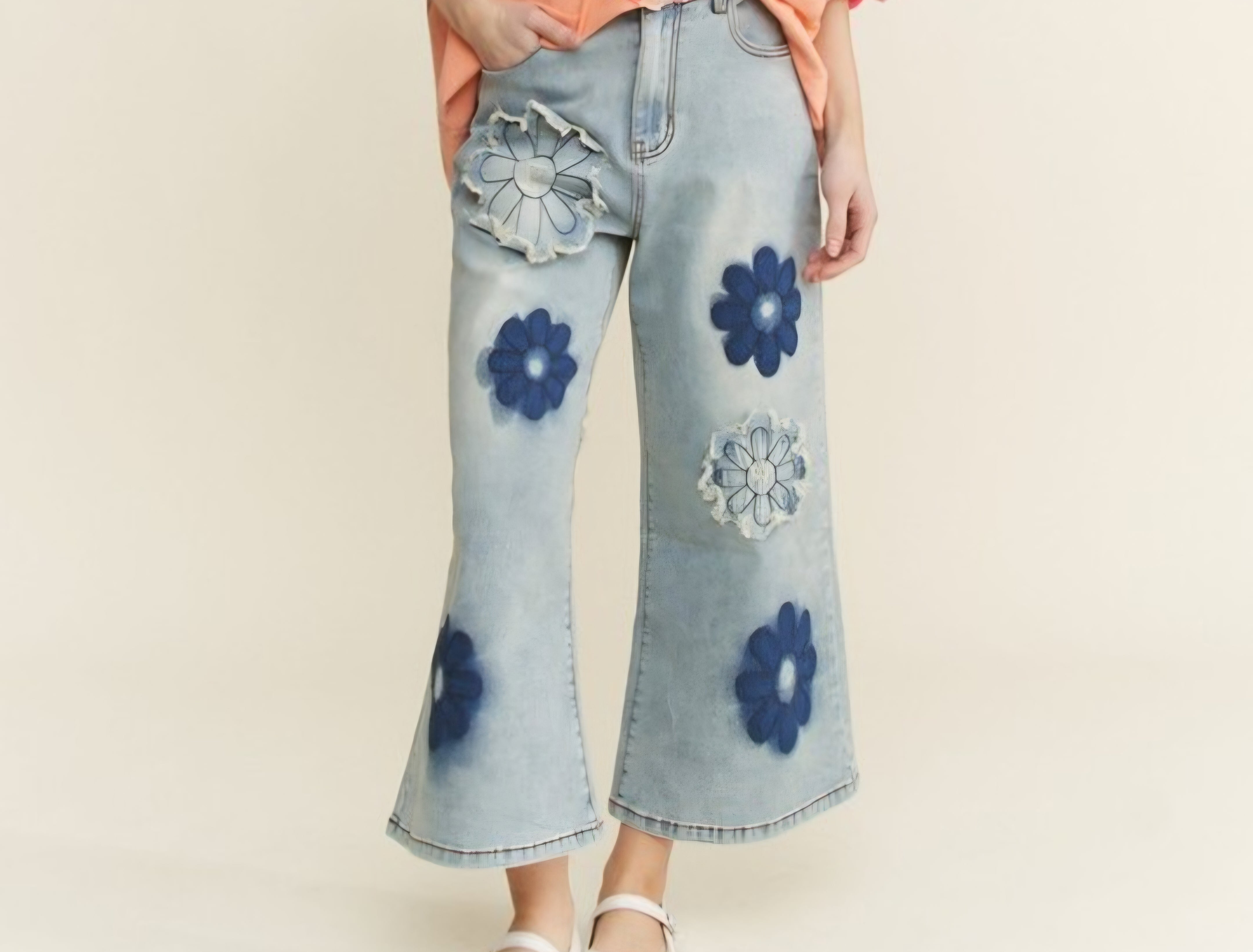 Bloom & Stroll Wide-Leg Denim